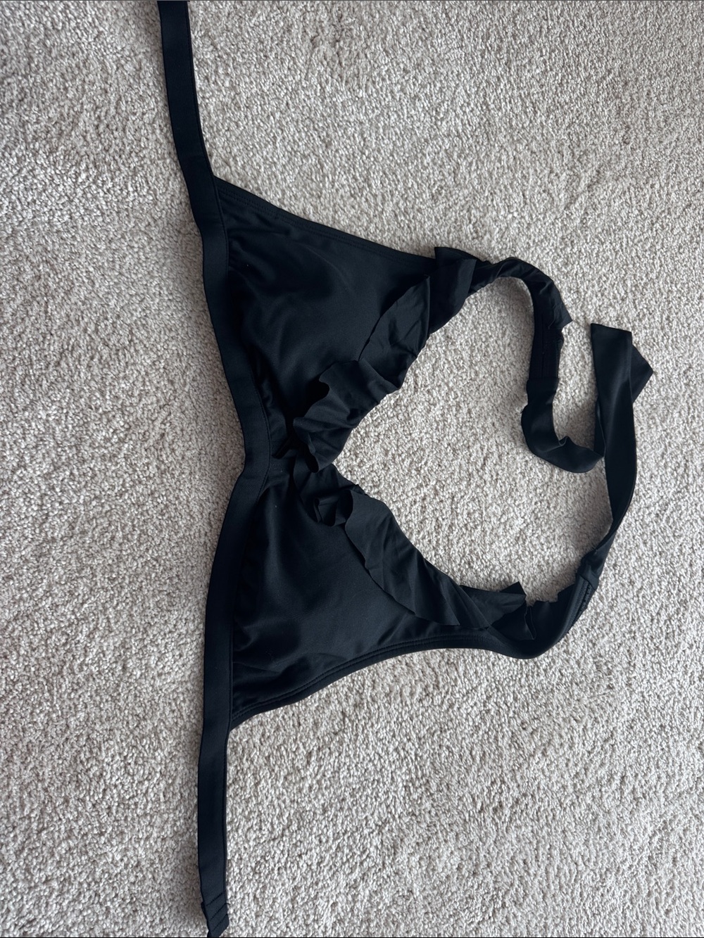 CHAPS Black swimsuit top